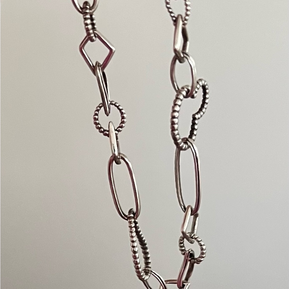 RARE Gorgeous Lagos Sterling Silver Linked Chain Bracelet! - Picture 4 of 16